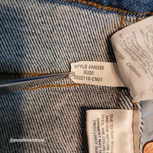 Madewell Jeans 28 Stovepipe High Rise Manchester Wash AN335 Tummy Control - Picture 7 of 13